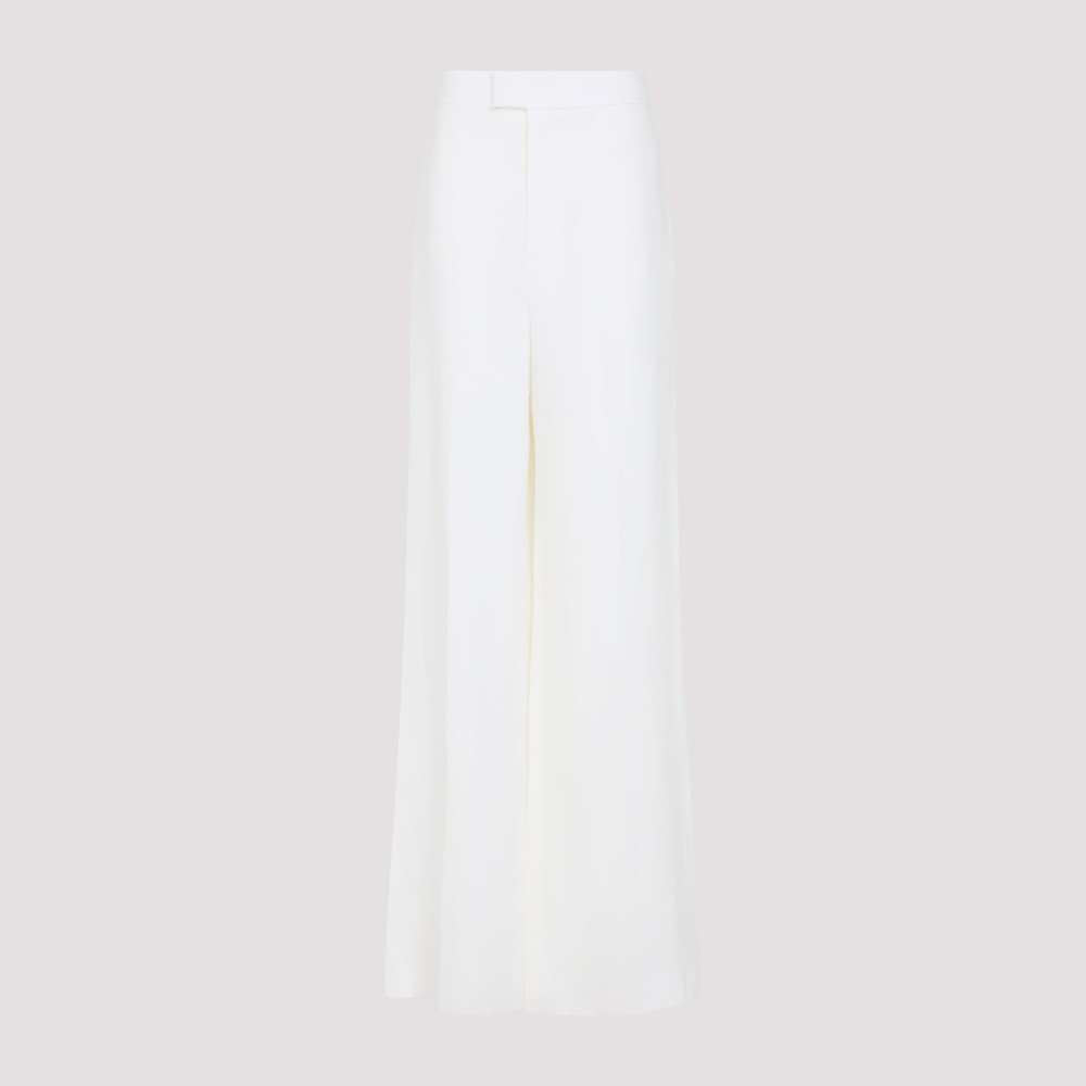 Shop Ralph Lauren White Linen Trousers