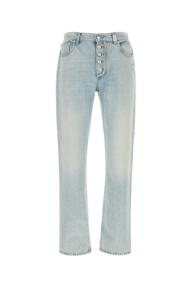 Alexander Mcqueen Denim Jeans In Light Blue