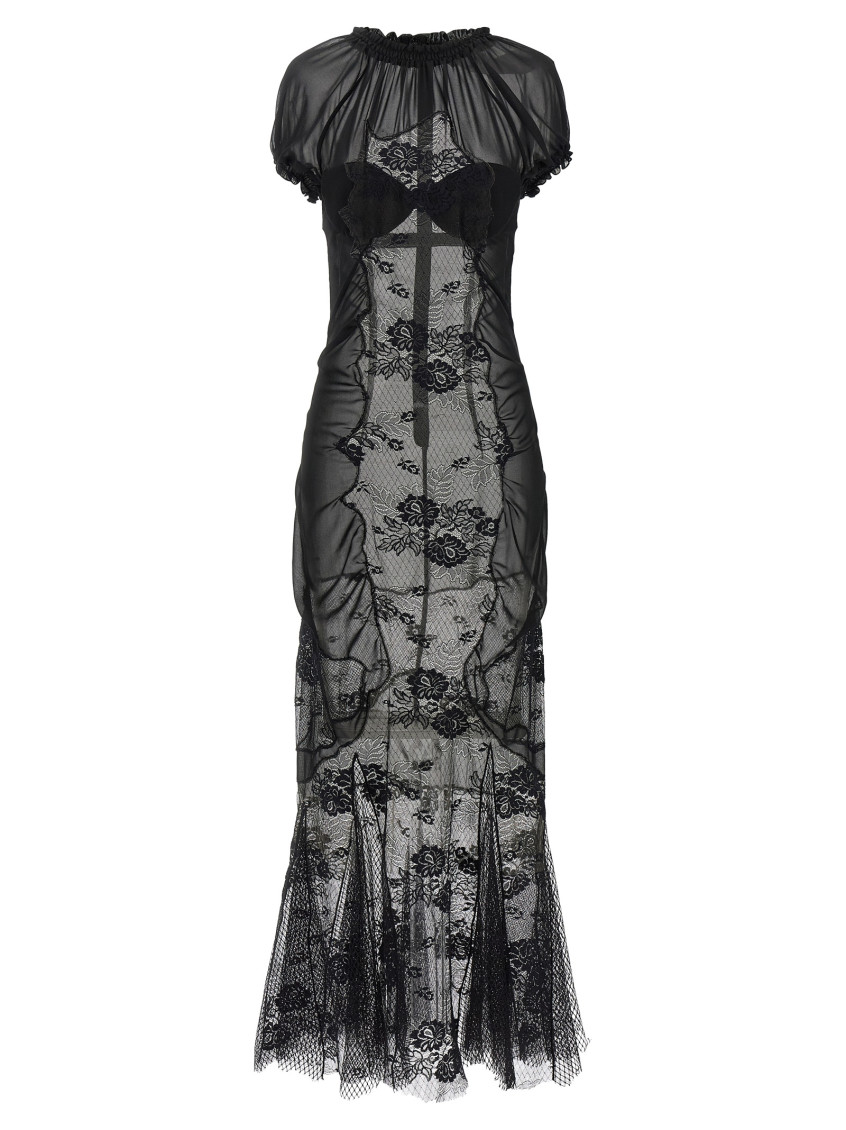 lace v neck dress vintage Vintage Lace Sleeveless Mermaid Fall Wedding Gown main image 0