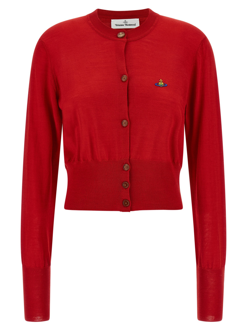 Vivienne Westwood Red Bea Cardigan for Women Online India at