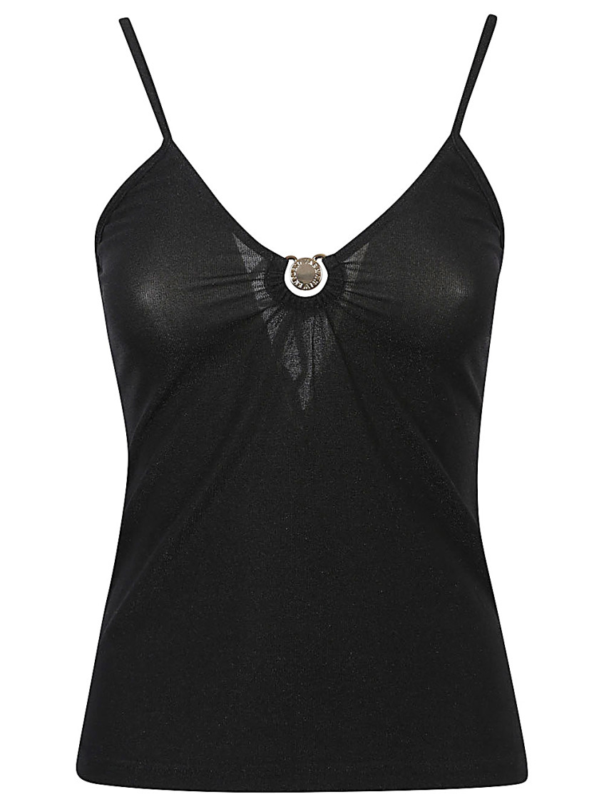 Emporio Armani Shoulder Strap Cross Back Halter Neck Coverup