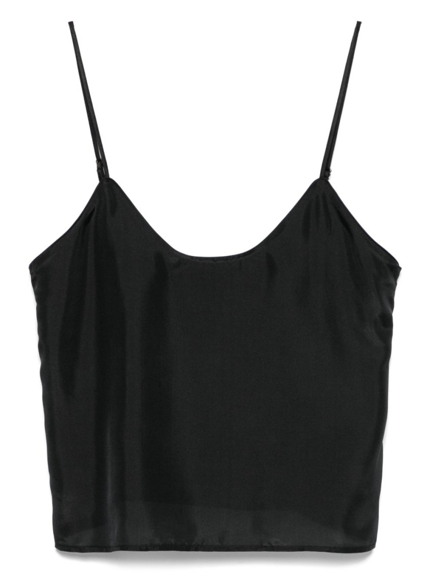 FORTE FORTE BLACK SILK TOP 