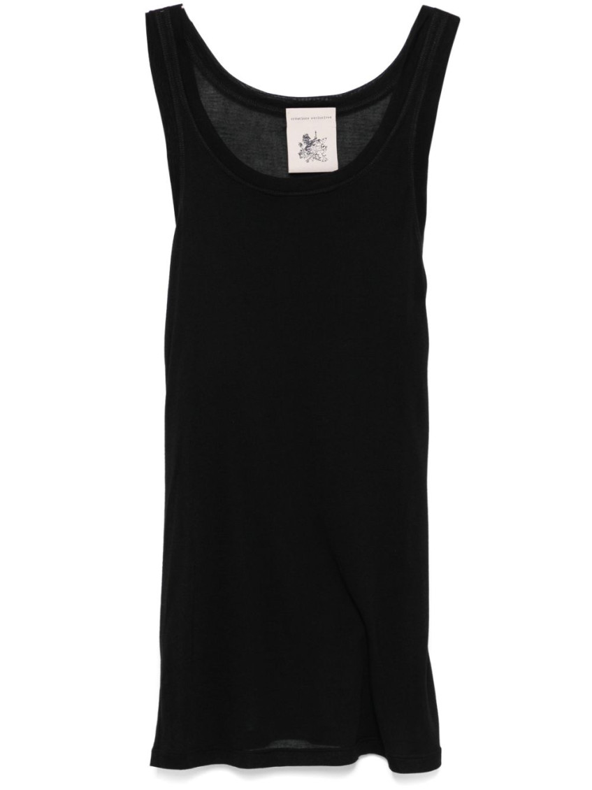 Semicouture Black Andreina Tank Top