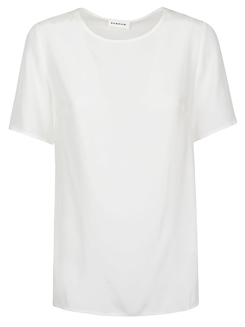 Shop P.a.r.o.s.h White Silk Blouse