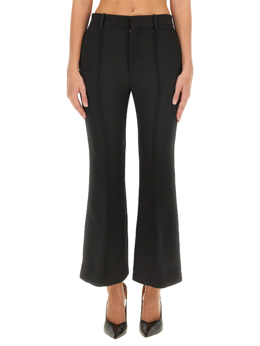 Bottega Veneta Black Flared Pants
