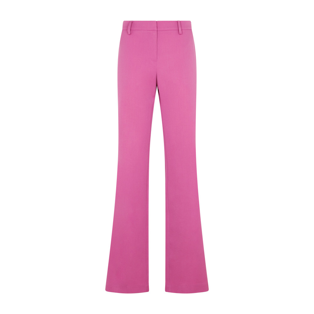 Magda Butrym Flared Wool Pants In Purple
