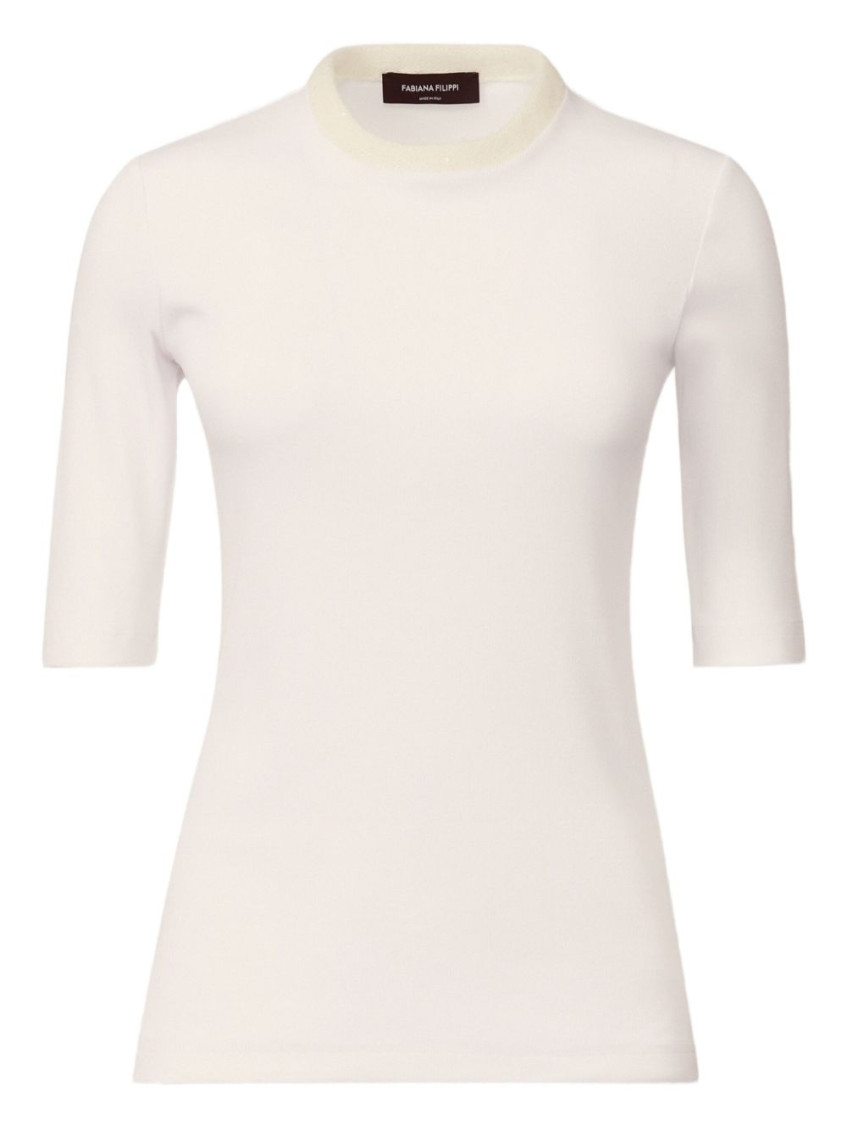 Fabiana Filippi Cotton Top In White