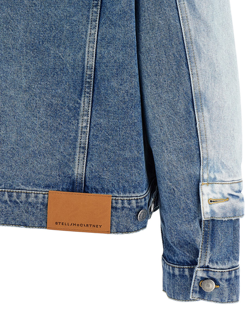 アウターその他 STELLA MCCARTNEY Layered denim jacket Light Blue Stella McCartney Light Blue Layered denim jacket for Women