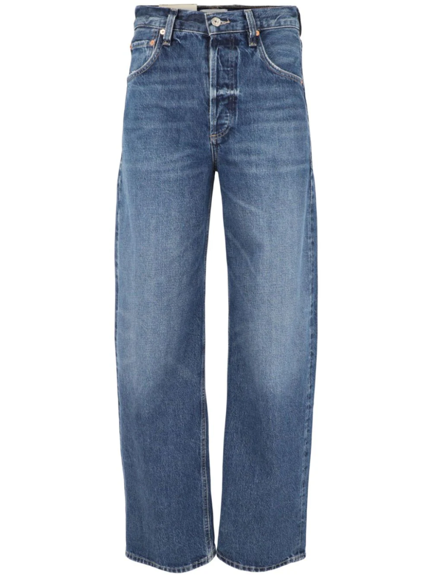 パンツ CITIZEN OF HUMANITY Women Straight Pants 2053B3025 Blue Citizens Of Humanity Womens Straight Leg Jeans Blue Stretch