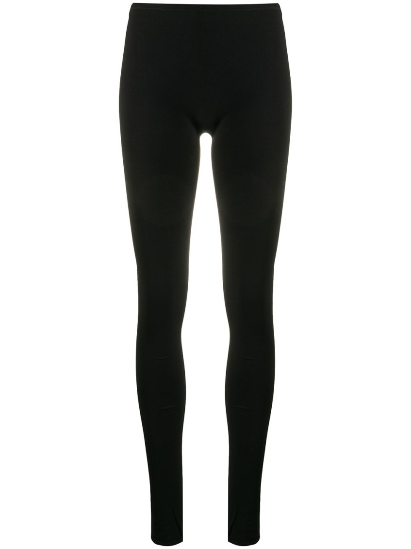 Valentino Garavani Mid-rise Stretch Fit Leggings In Black