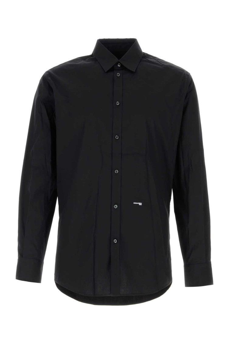 Dsquared2 Buttoned Shirt In Black