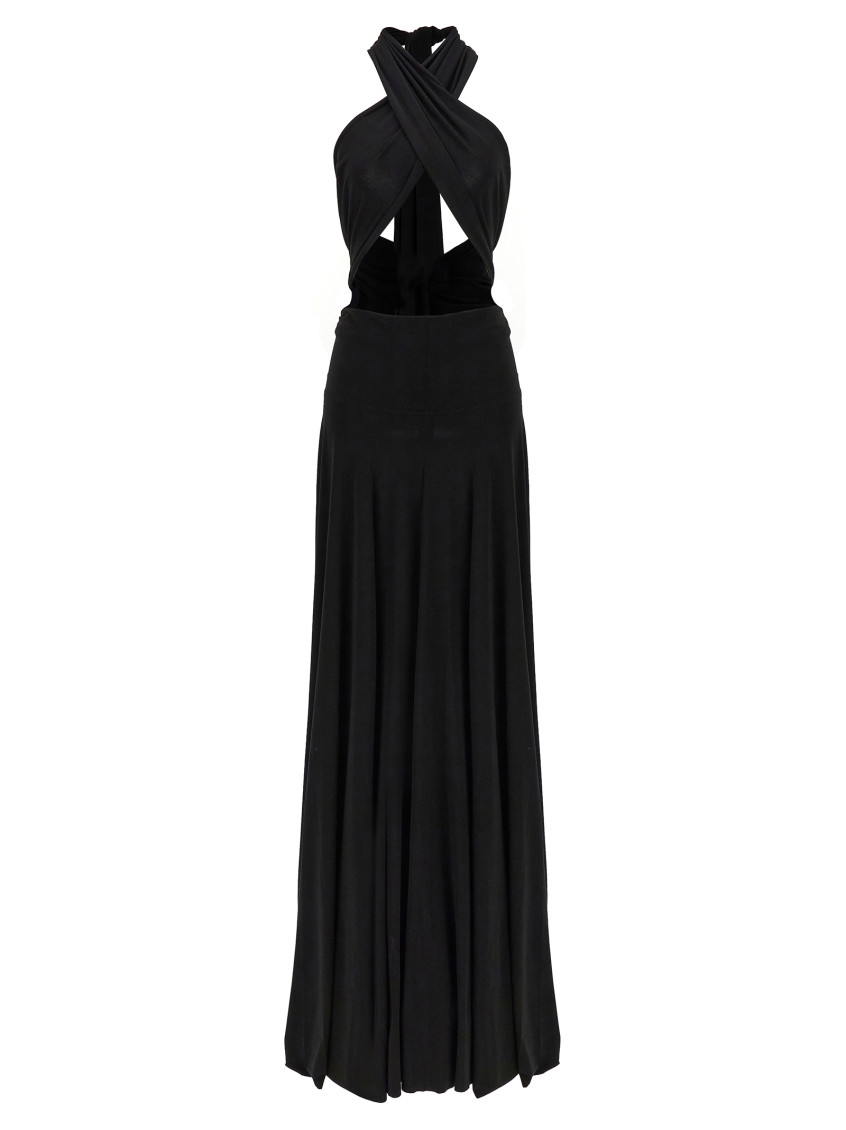 Norma Kamali Black Convertivle Gown Dress