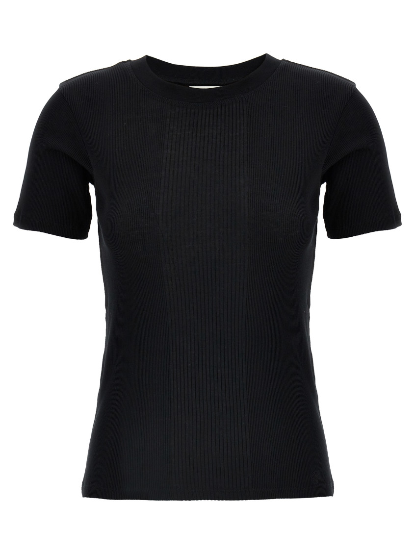Shop Loulou Studio Black Avalyn T-shirt