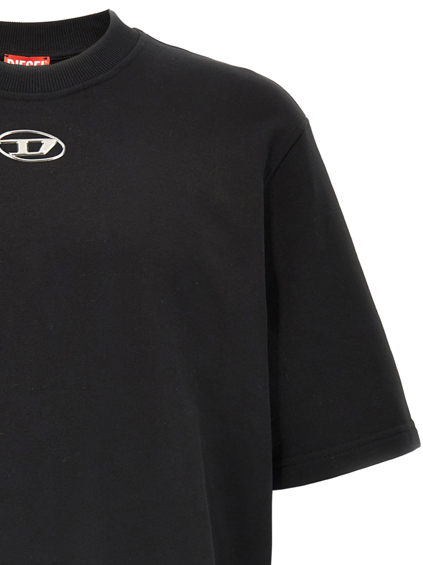 ★DIESEL★ S Cooling L1 Short Sleeve T-Shirt Black A115800BM Diesel S-cooling-L1 t-shirt | Black | FARFETCH AO