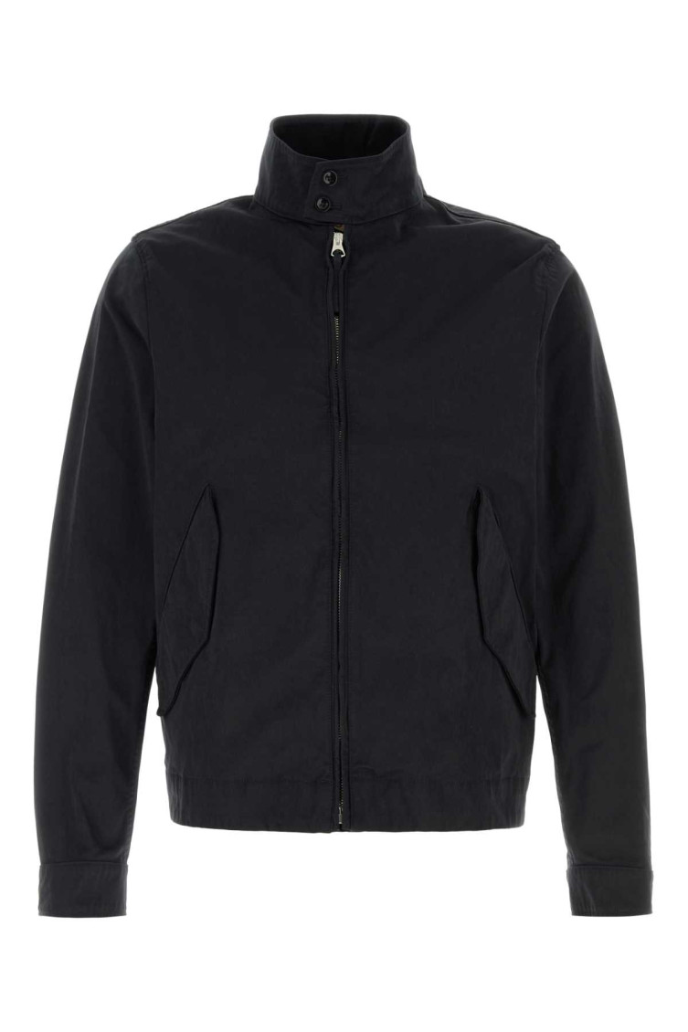 Ten C Slate Polyester Fly Jacket In Black