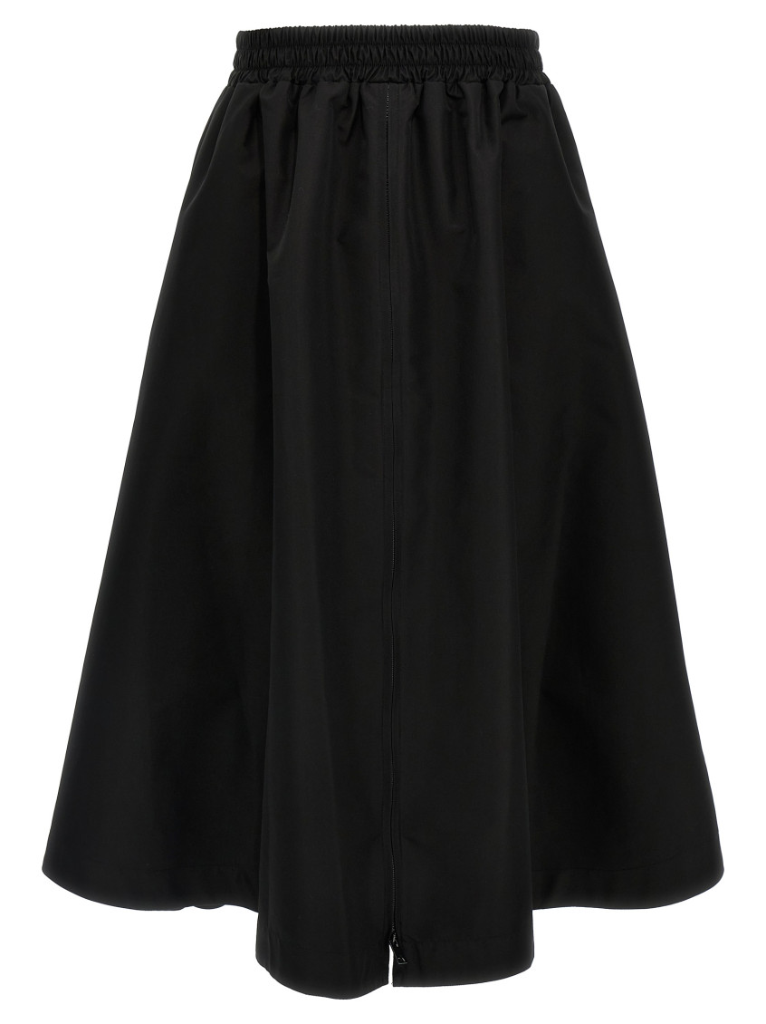 Golden Goose Circle Skirt In Nylon In Black