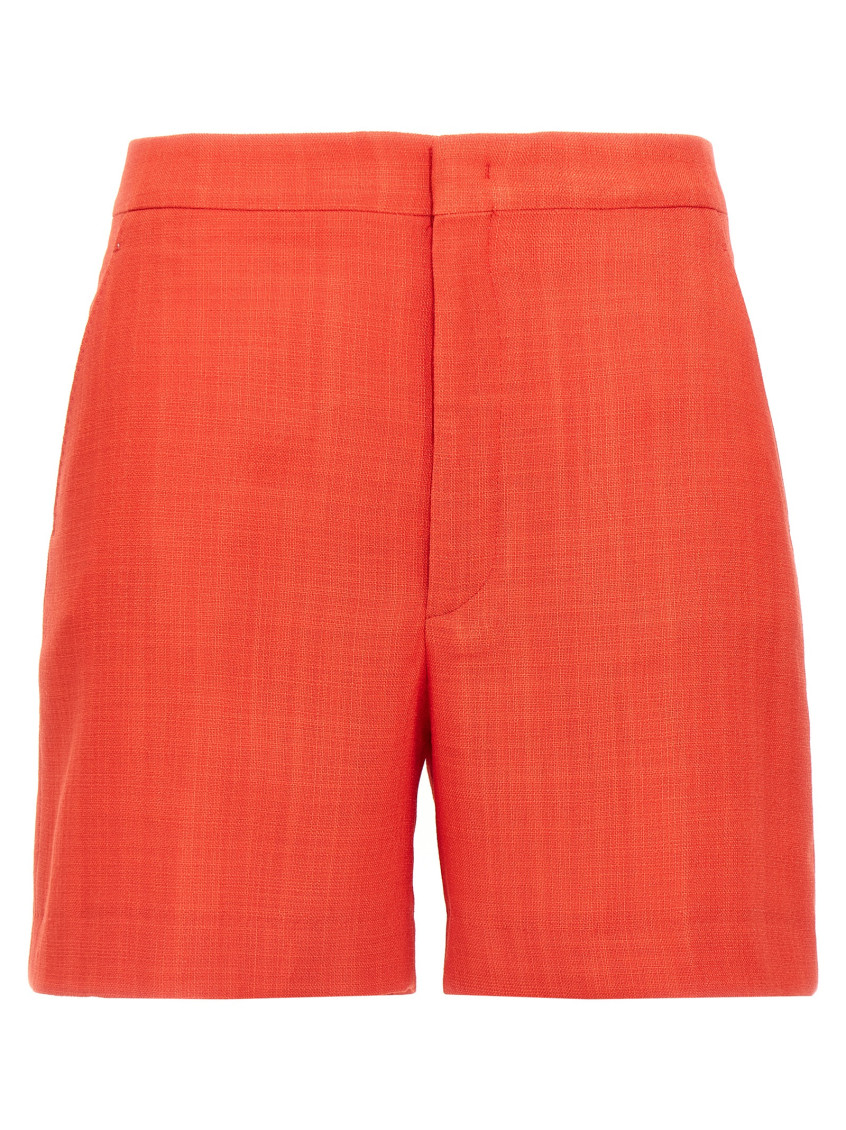 Shop Tagliatore Red B-elle Shorts