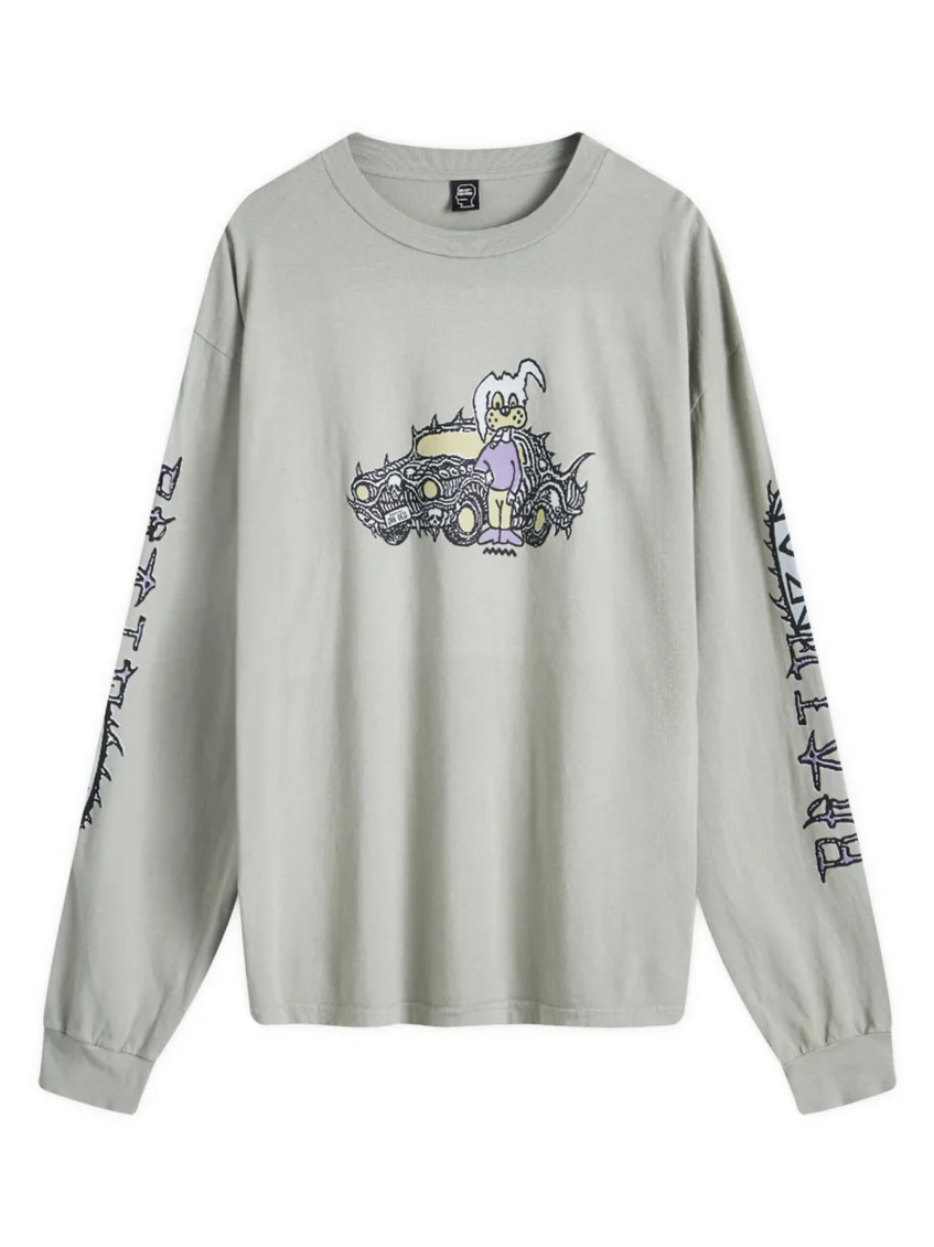 Brain Dead Seagrass-coloured Bio Dog Jersey In Light Green