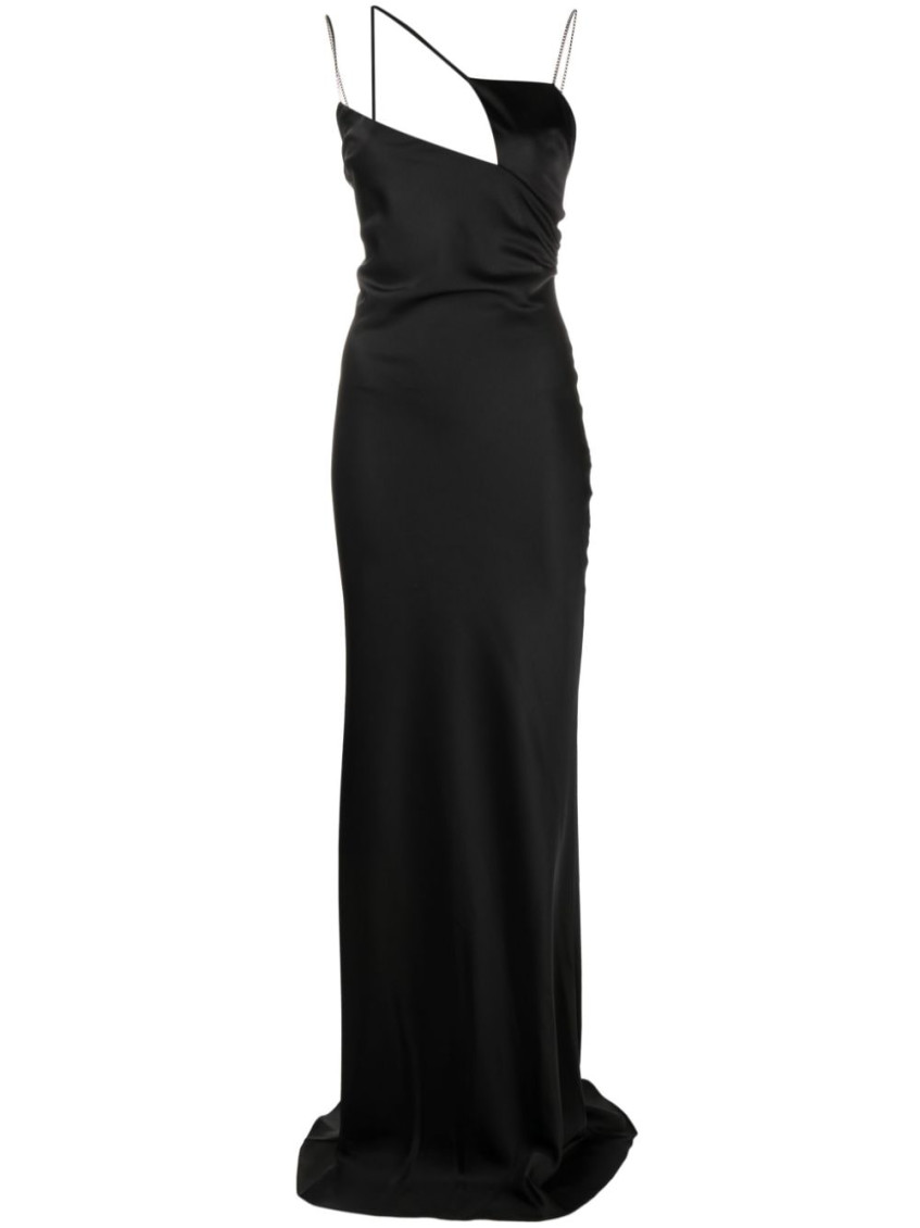 Attico Synthetic Fibers Dress In Black