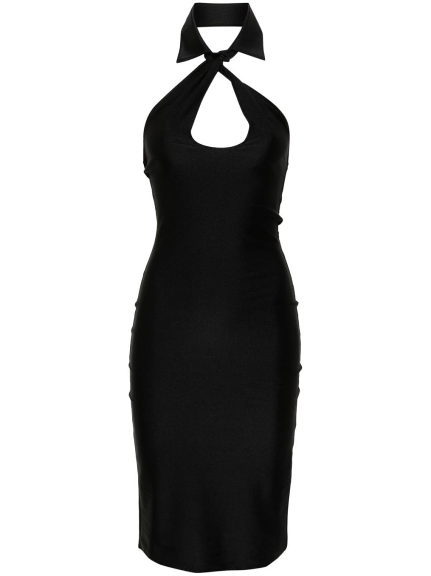 Shop Coperni Black Cut-out Dress