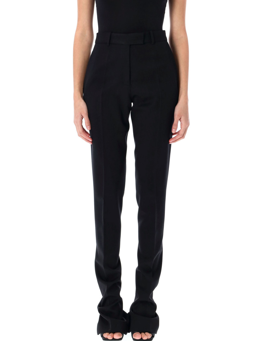 Attico Long Pant Flared In Black