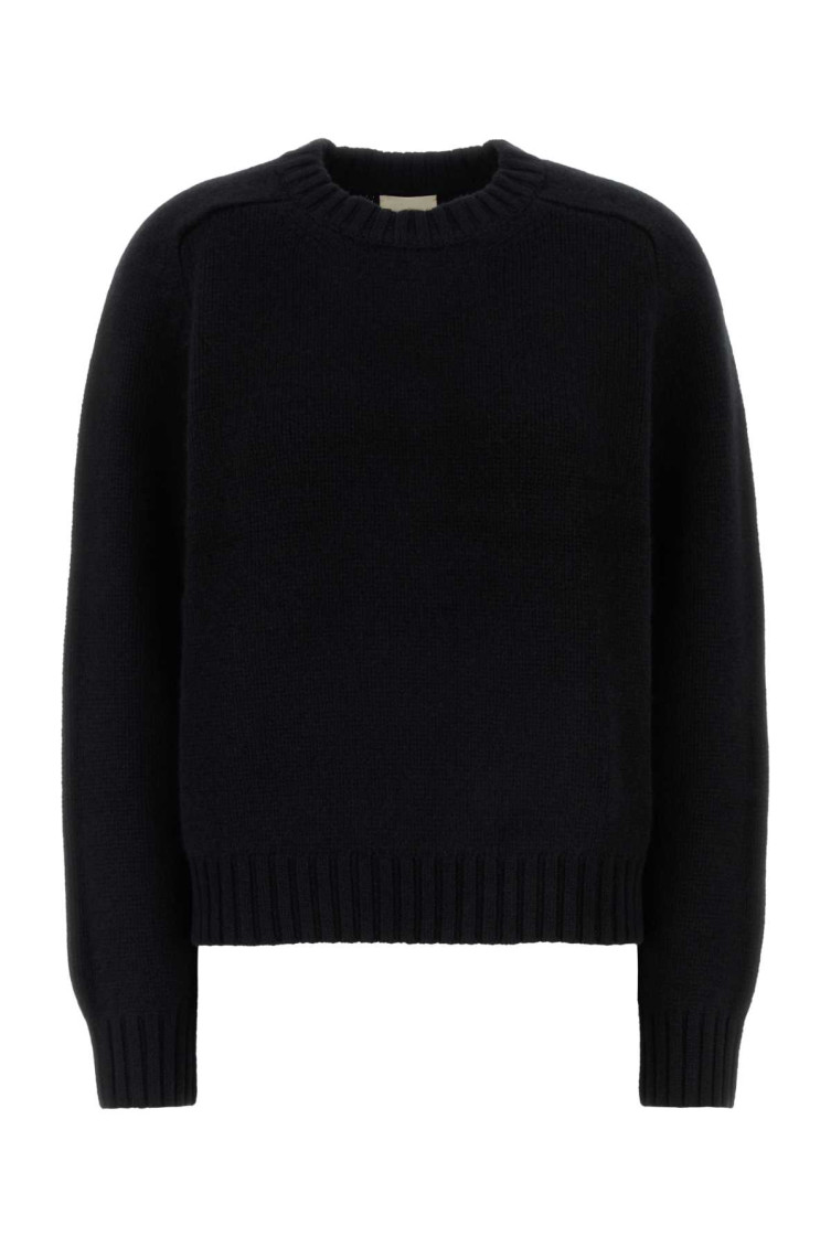 Khaite Black Cashmere Mae Sweater