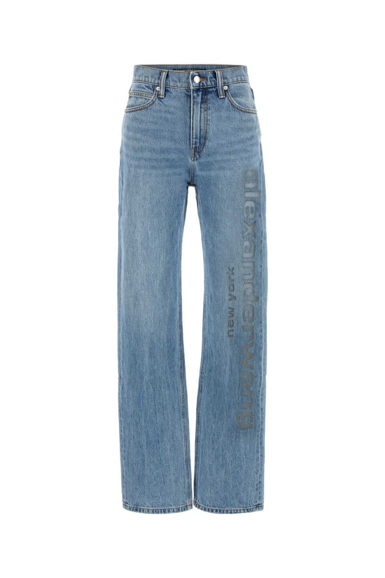 デニム・ジーパン Alexander Wang FW25 Denim jeans (4DC3254836 486) Alexander Wang Blue Mid Rise Jeans for Women Online USA at