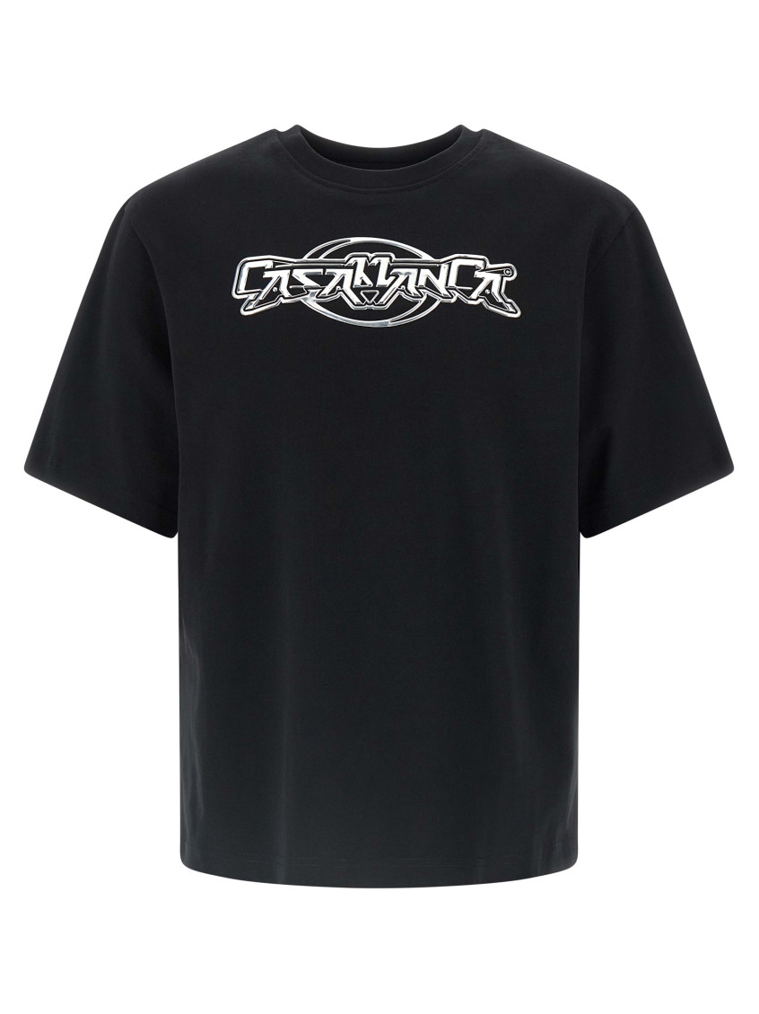 Casablanca Black Printed T-shirt for Men Online India at Darveys.com