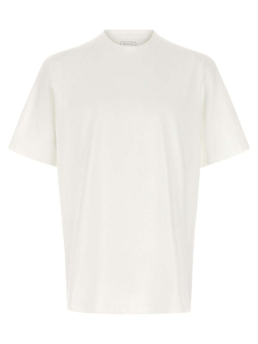 Y-3 Logo Cotton T-shirt In White
