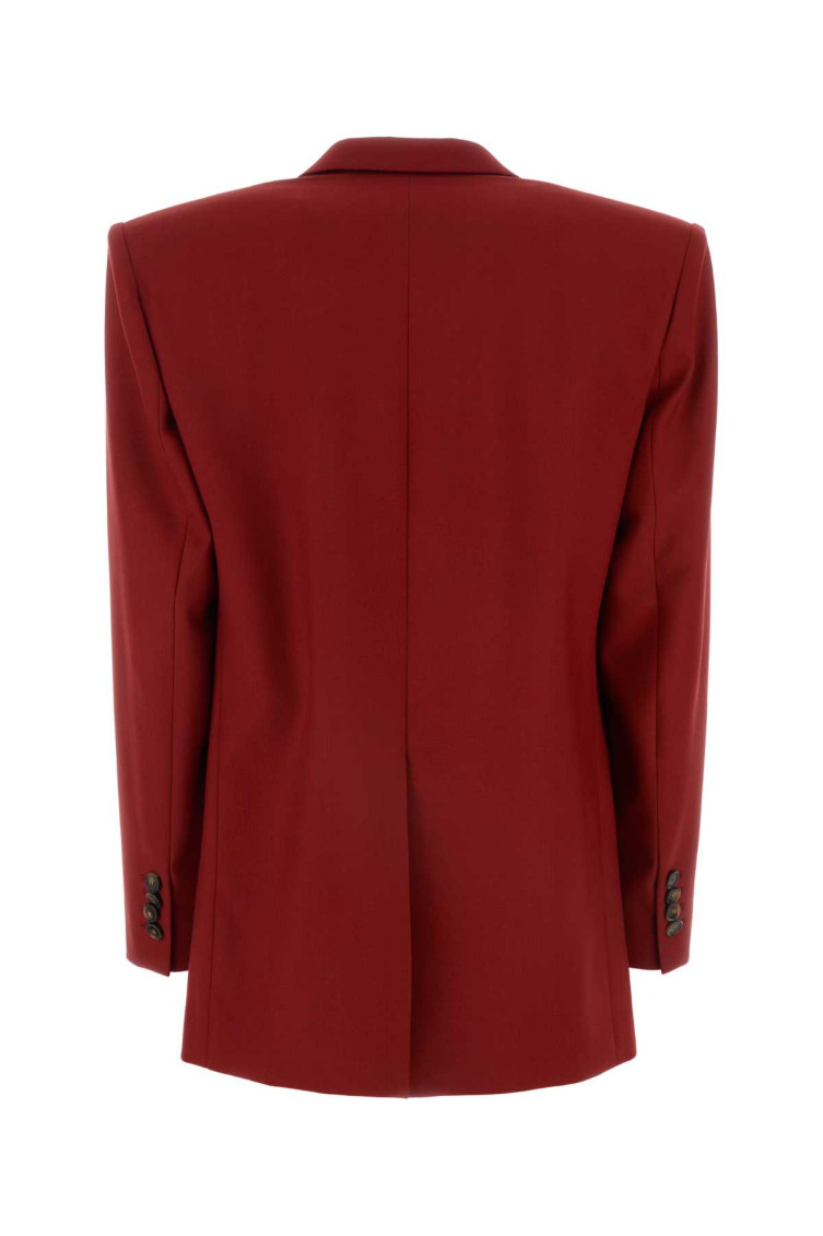 【関税&送料込】Stella Mccartney Red Wool Oversize Blazer Stella McCartney Wool double-breasted Blazer | Red | FARFETCH