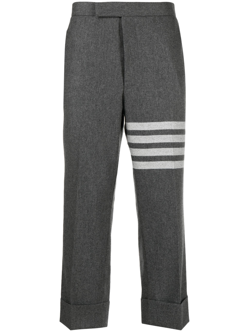 Thom Browne Re  Pants With In Dark Grey