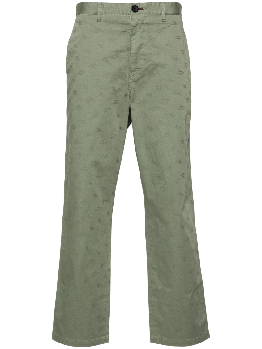PAUL SMITH GREEN STRAIGHT LEG PANT
