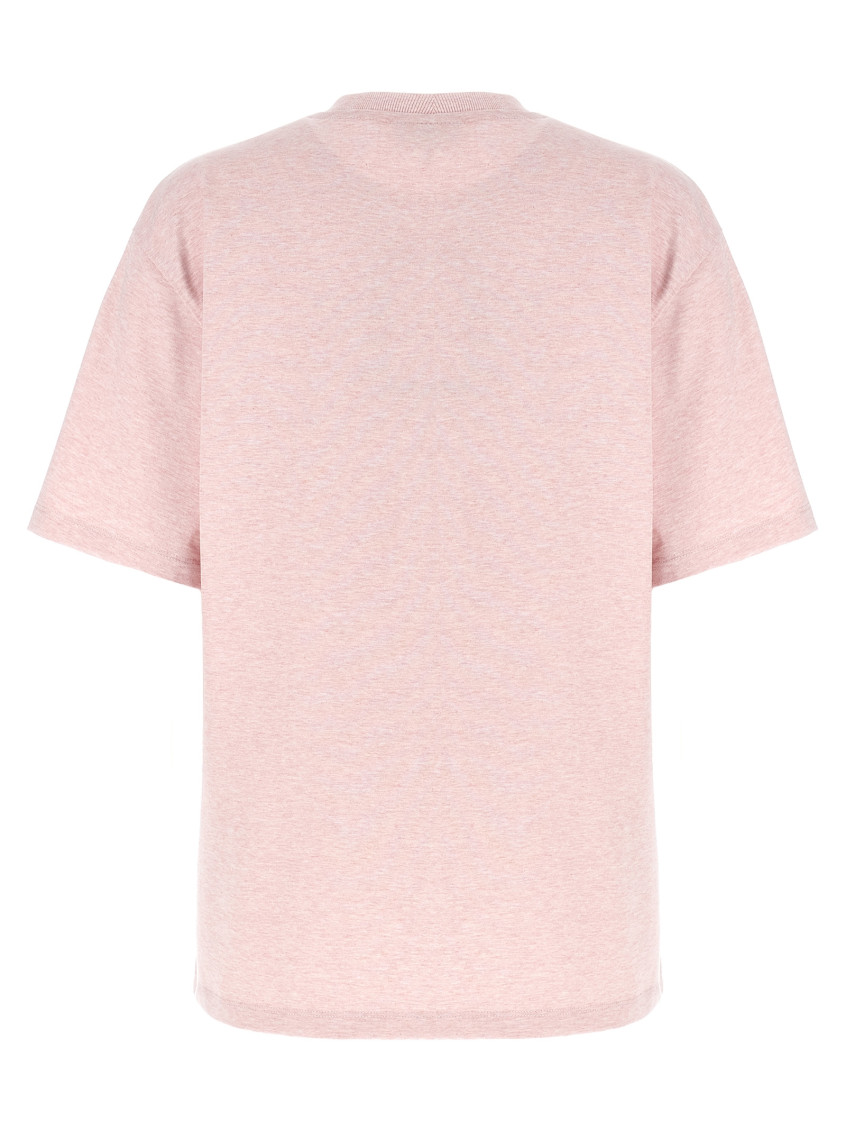 Ganni Pink Heart T-shirt for Women Online USA at Darveys.com