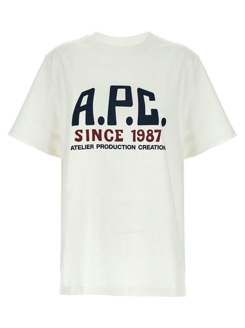 Apc A.p.c. T-shirt With Print Unisex In White