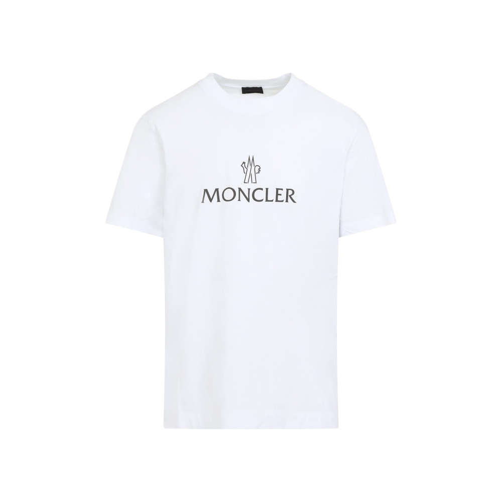 Moncler Logo Short-sleeved T-shirt In White