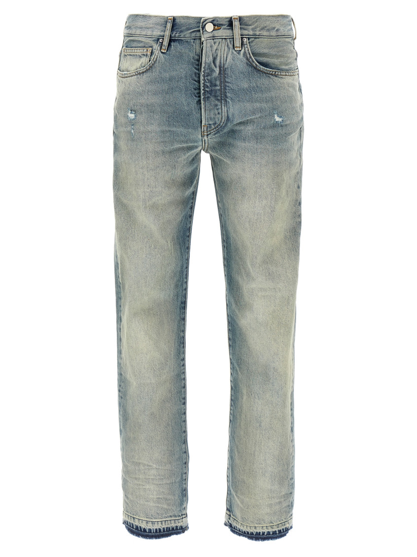 Amiri Slim Fit Denim Trousers In Blue