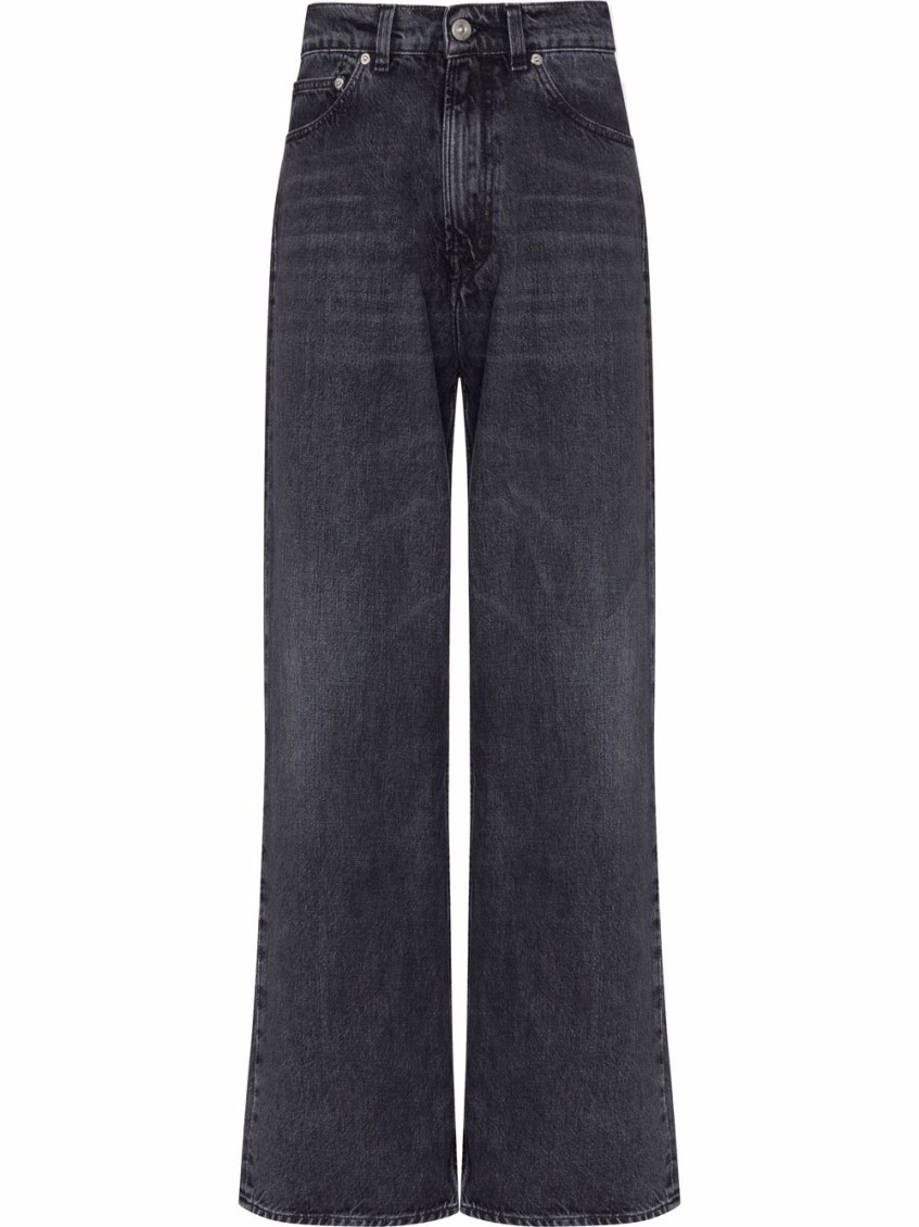 Shop Our Legacy Grey Straight Fit Jeans