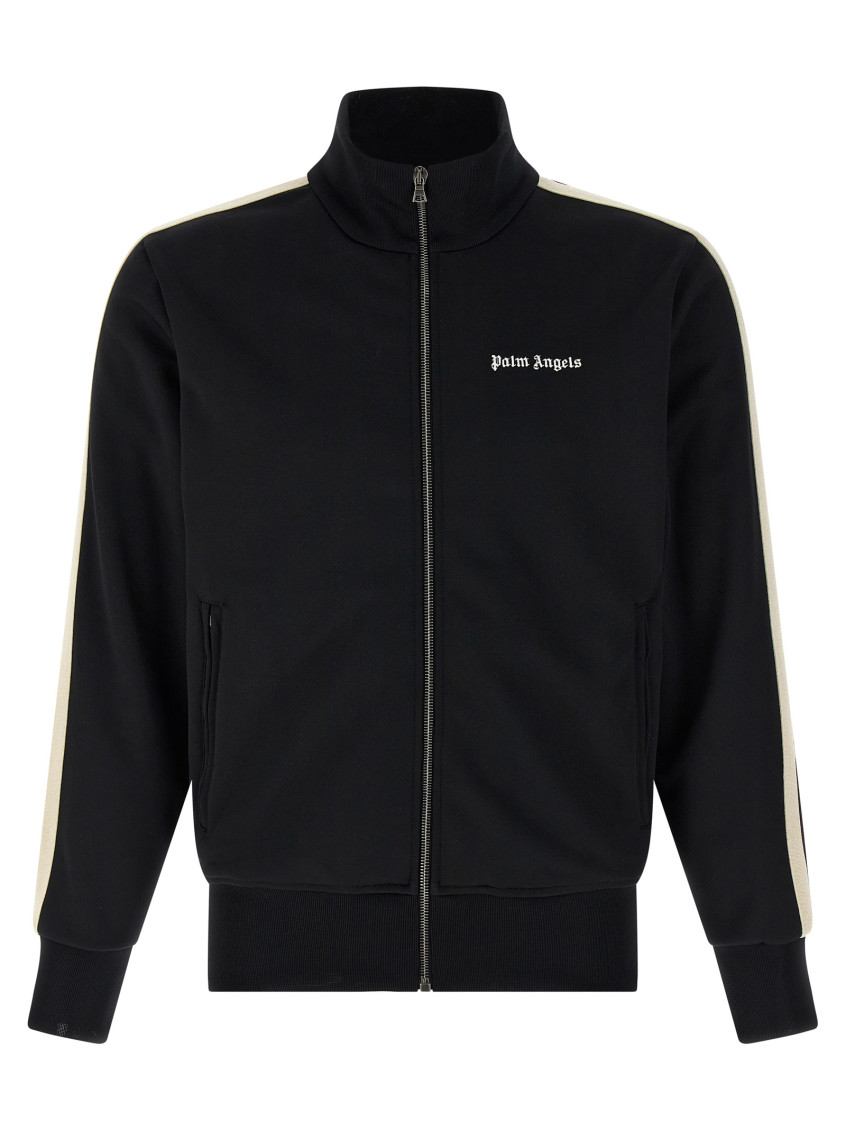 Shop Palm Angels Black Classic Logo Sweatshirt