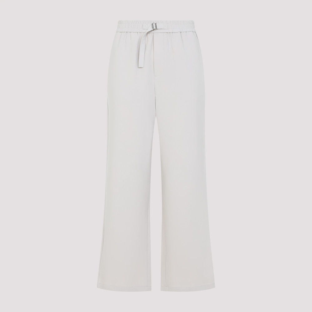 Shop Ami Alexandre Mattiussi White Elastic Waist Pant