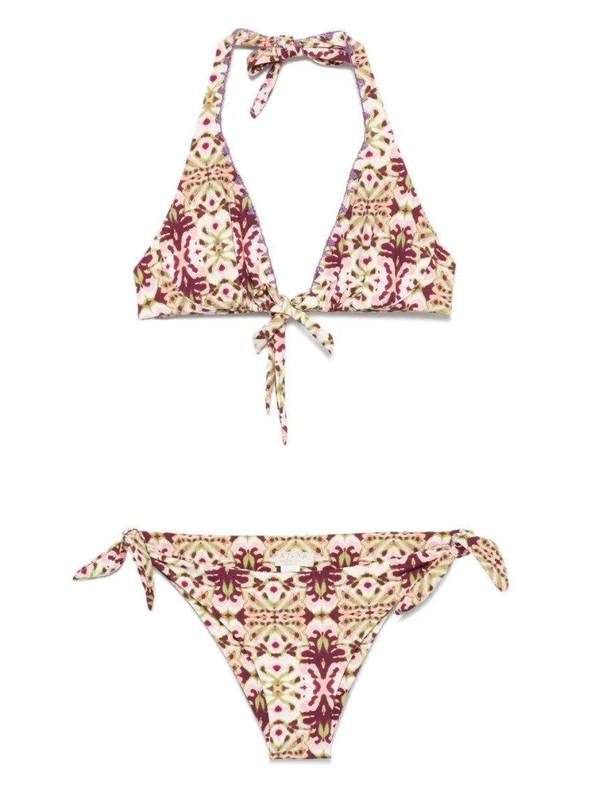 Anjuna Abstract Print Bikini Clothing