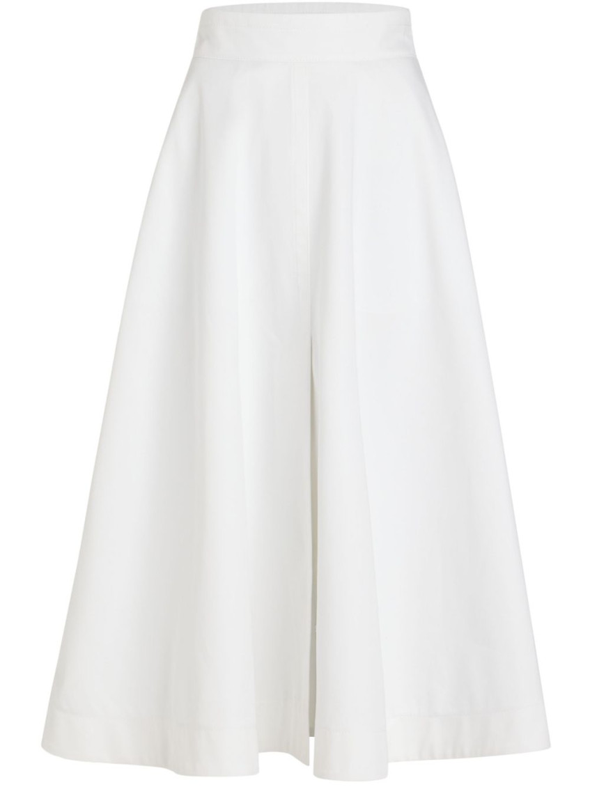 Shop Patou White Long Skirt
