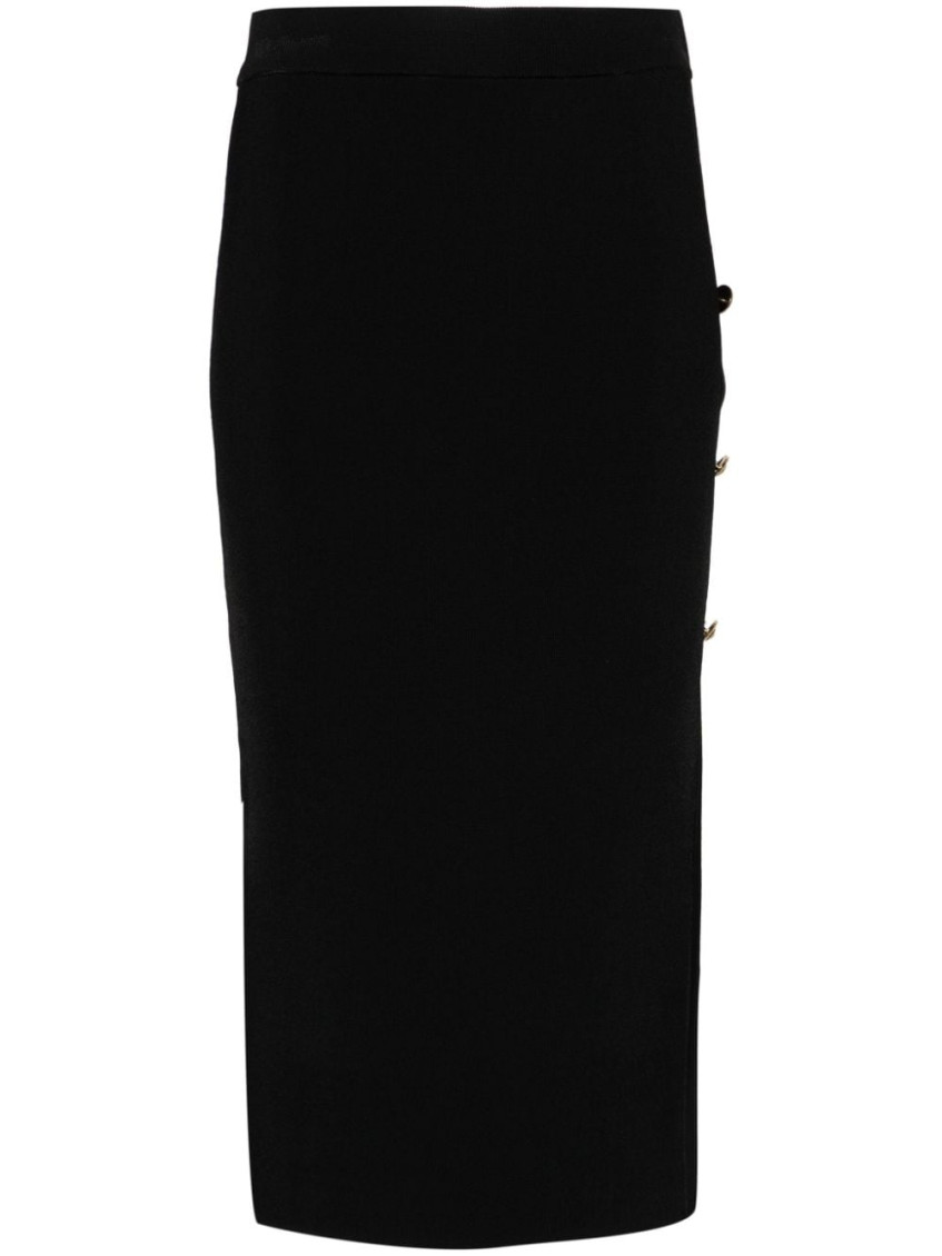 Versace Jeans Couture Decorative-button Midi Skirt