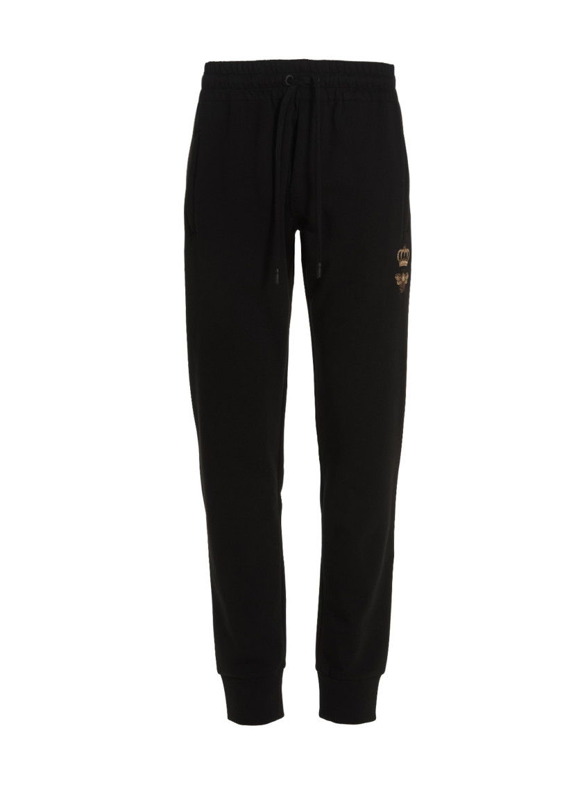 Dolce & Gabbana 'black Sicily' Joggers In Black