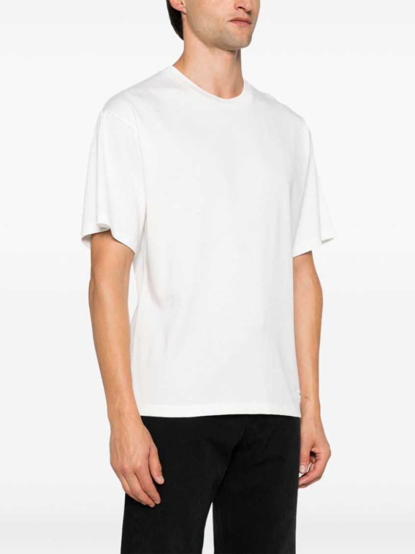 Saint Laurent White Crew Neck T-shirts for Men Online India at
