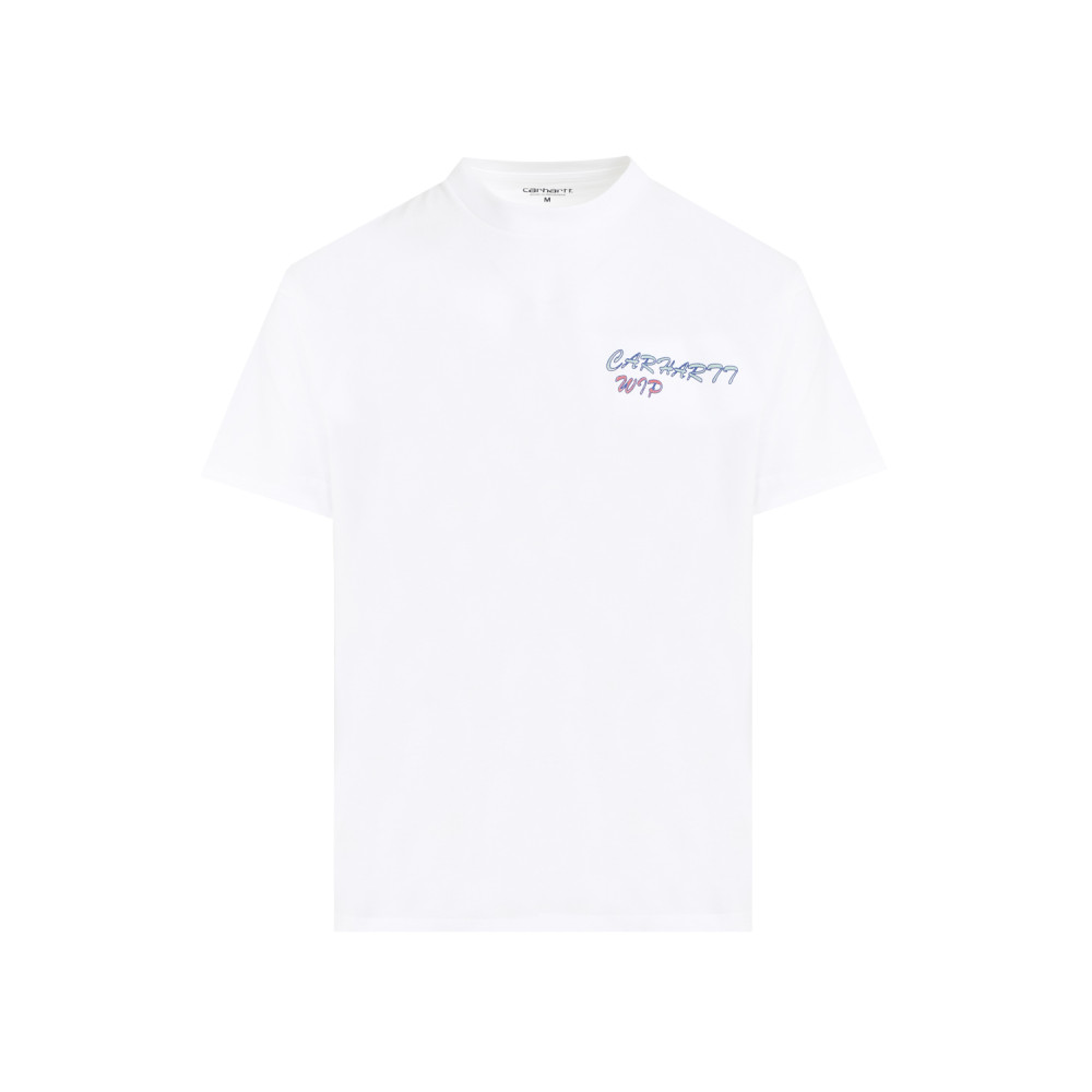Carhartt White Cotton Gelato T-shirt In White