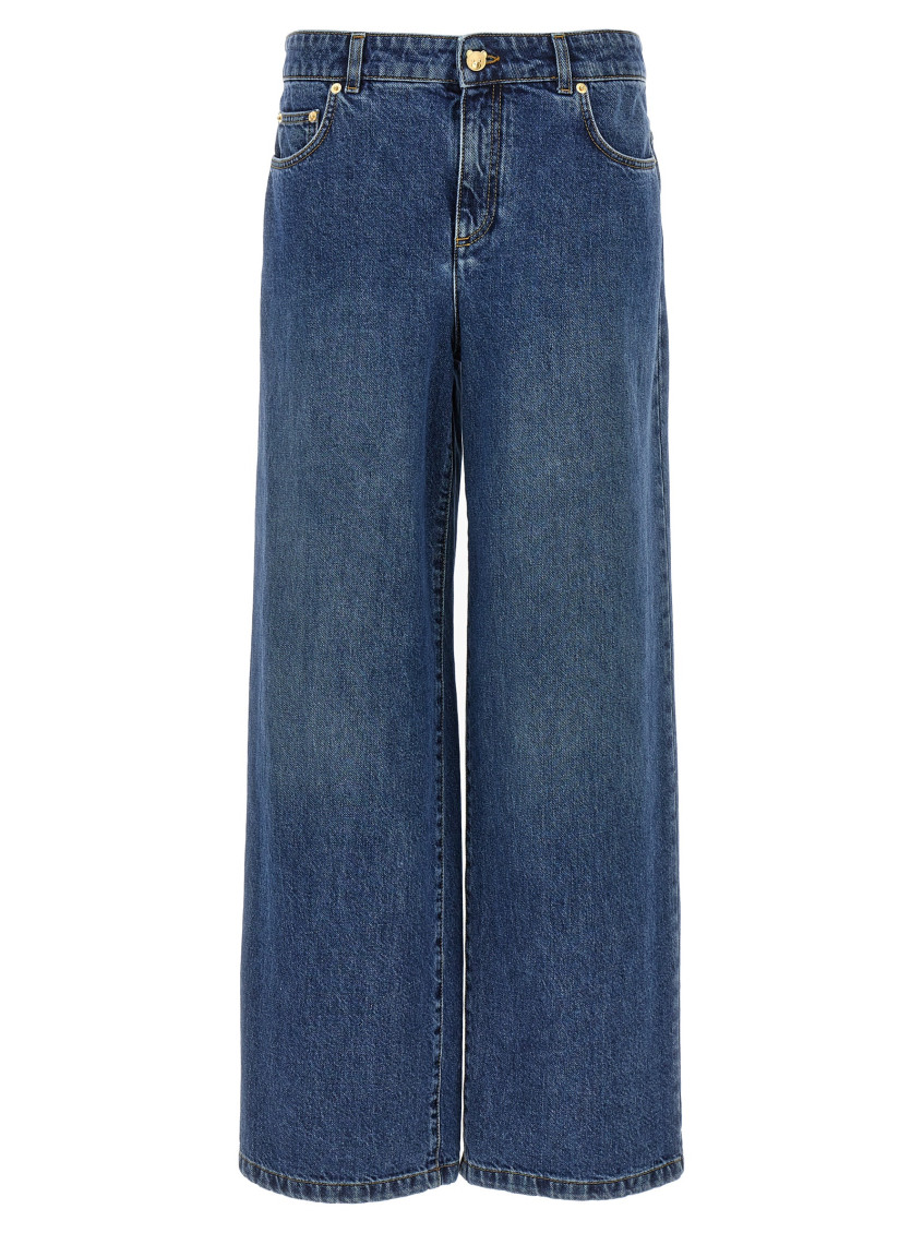 Moschino Straight-leg Jeans In Blue