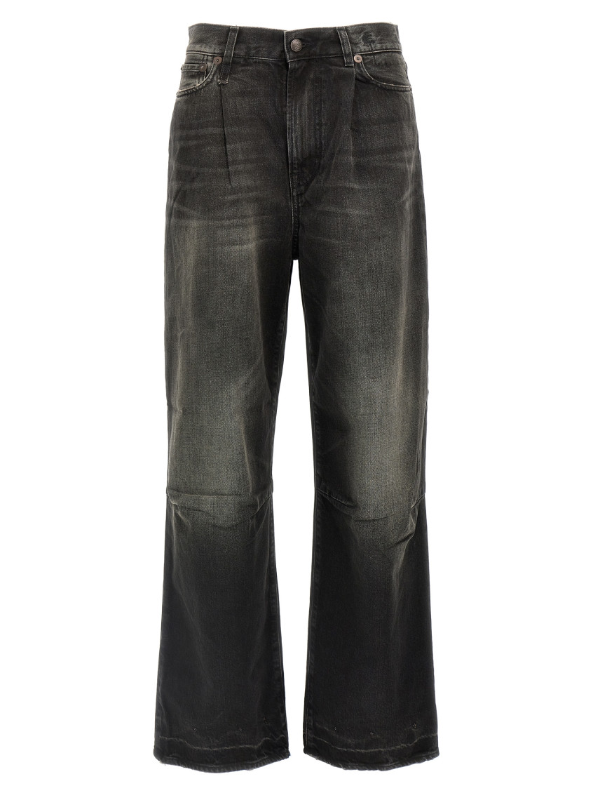 R13 Black Wayne Articulated Knee jeans for Women Online USA