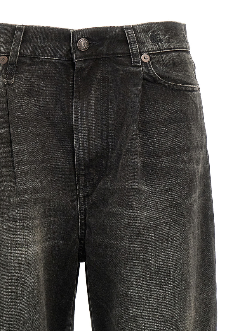 R13 Black Wayne Articulated Knee jeans for Women Online USA
