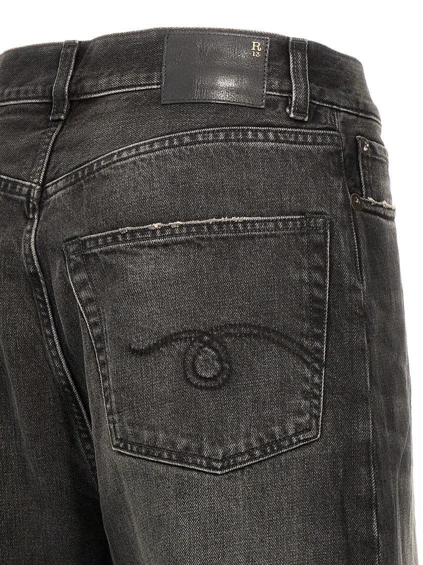 デニム・ジーパン R13 'Wayne Articulated Knee' jeans Black  R13WD146D262C d088174a7442fdcd5f8f480c1f14d4