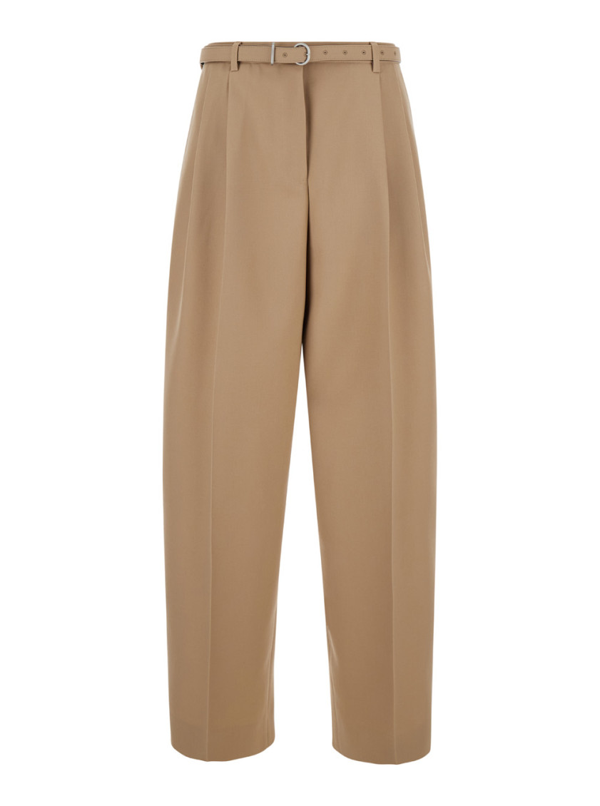 Jil Sander Woman Trouser 42 Aw 28 Wb In Beige